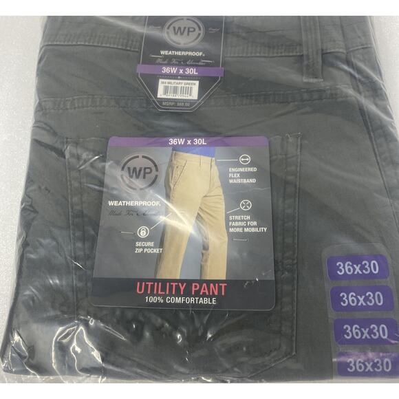 NEW Weatherproof Made for Adventure Durable Comfort Utility Pant FAST SHIPPING! - Picture 4 of 4